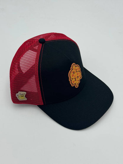 GORRA JC HATS - FOOD MONEY CURVA NEGRO/ROJO