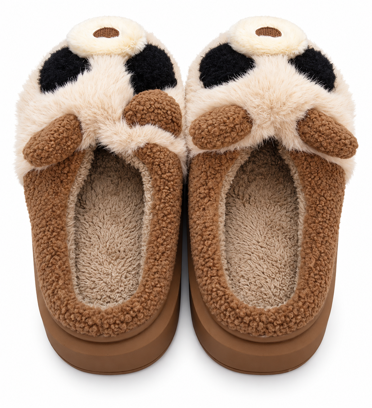 PANTUFLA DAMA PANDA CAFÉ