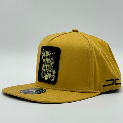 GORRA JC HATS - KING CARD AMARILLA