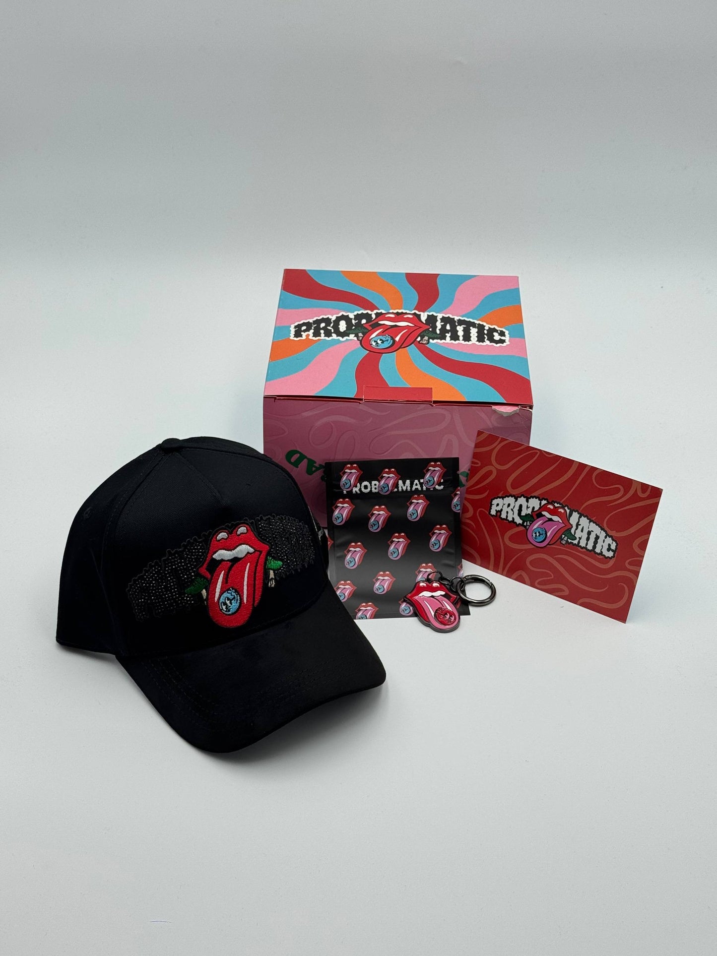 GORRA PROBLEMATIC - RED TONGUE FULL SET