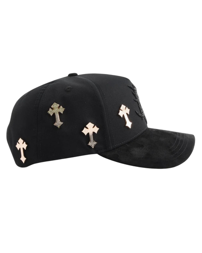 GORRA BARBAS HATS - B CROSS 24K ROSE GOLD