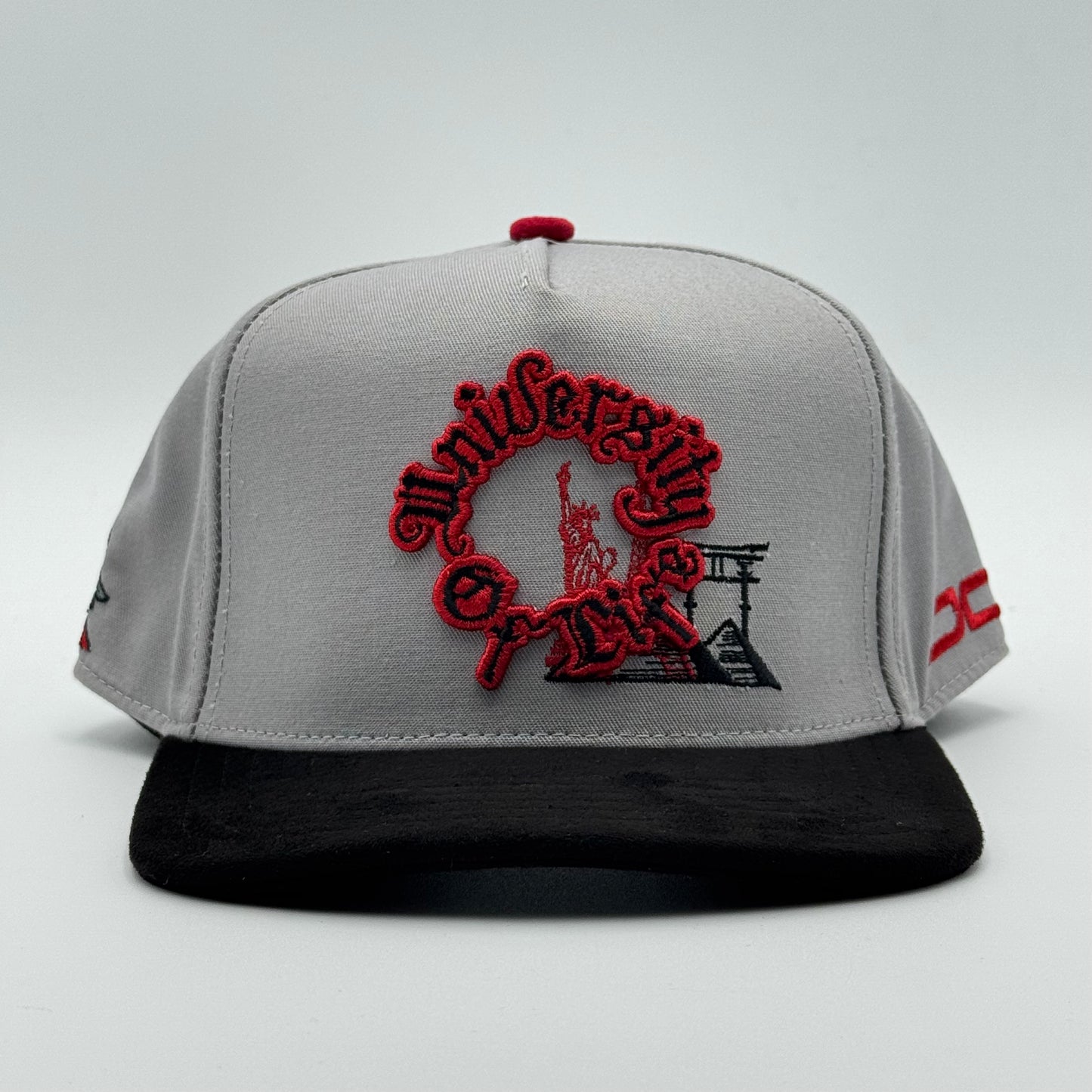 GORRA JC HATS - UNIVERSITY OF LIFE GRAY