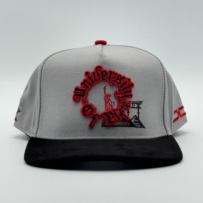 GORRA JC HATS - UNIVERSITY OF LIFE GRAY