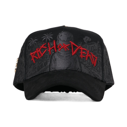 (PREVENTA) GORRA BARBAS HATS X RICO O MUERTO - RICH OR DEAD