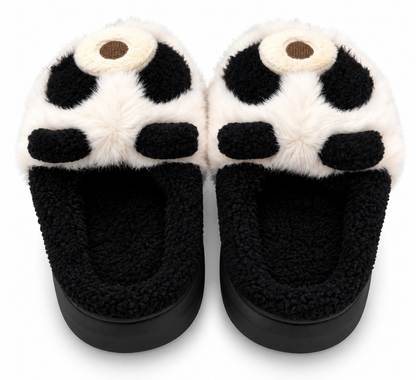 PANTUFLA DAMA PANDA NEGRO