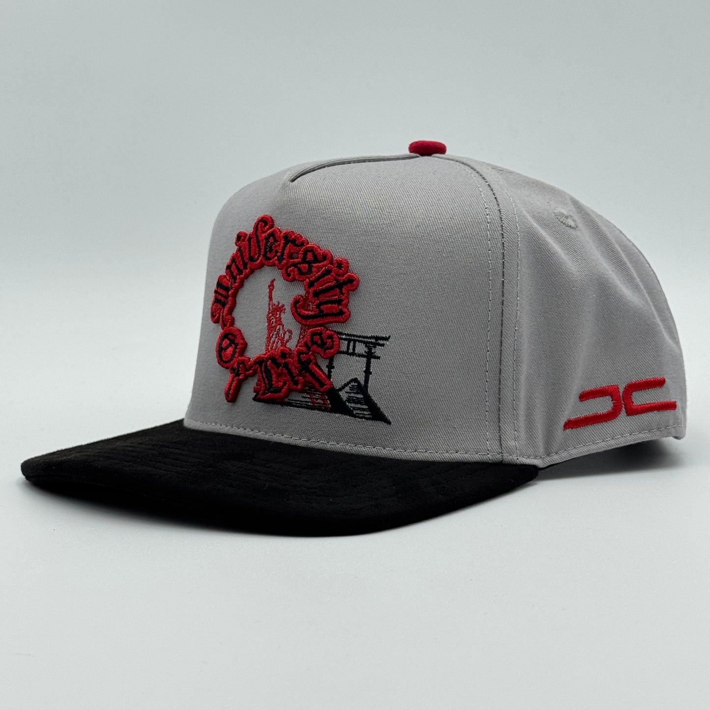 GORRA JC HATS - UNIVERSITY OF LIFE GRAY