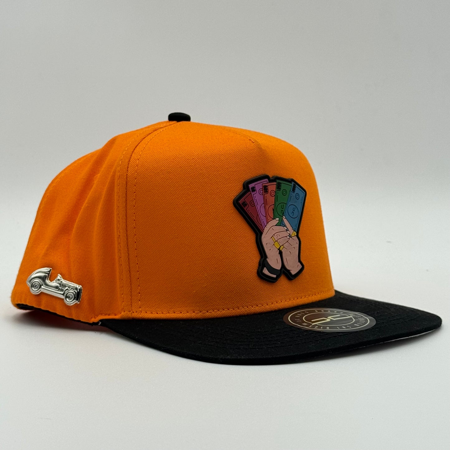 GORRA JC HATS - NEVER LOOK BACK NARANJA