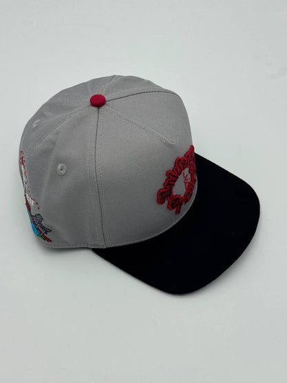 GORRA JC HATS - UNIVERSITY OF LIFE GRAY