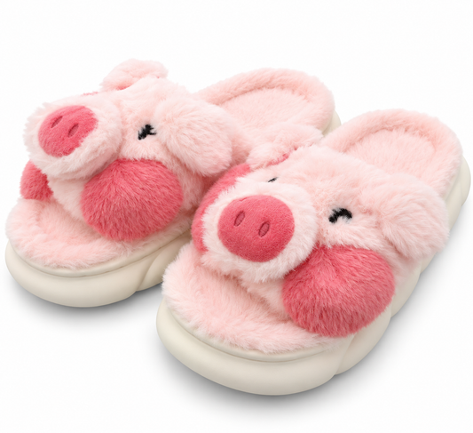PANTUFLA DAMA PIG PINK
