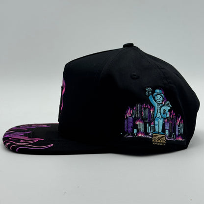 GORRA CASH ONLY - NY IN FLAMES (PLANA)