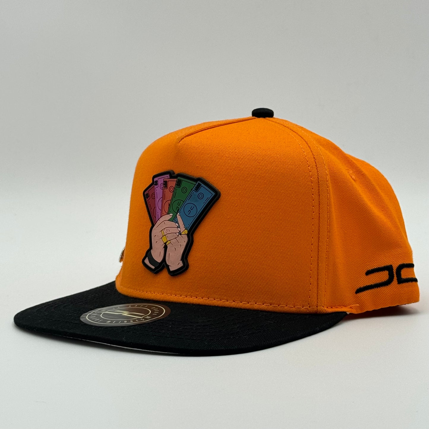 GORRA JC HATS - NEVER LOOK BACK NARANJA