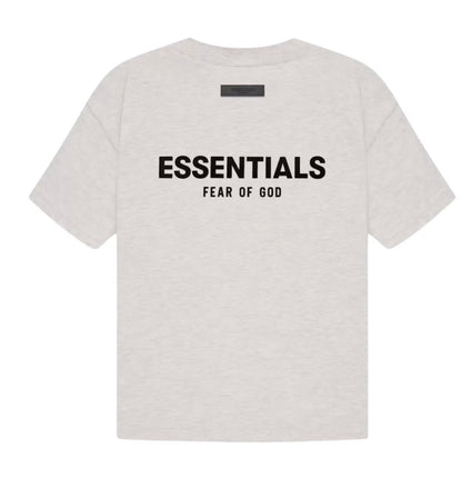 PLAYERA ESSENTIALS GRIS CLARO