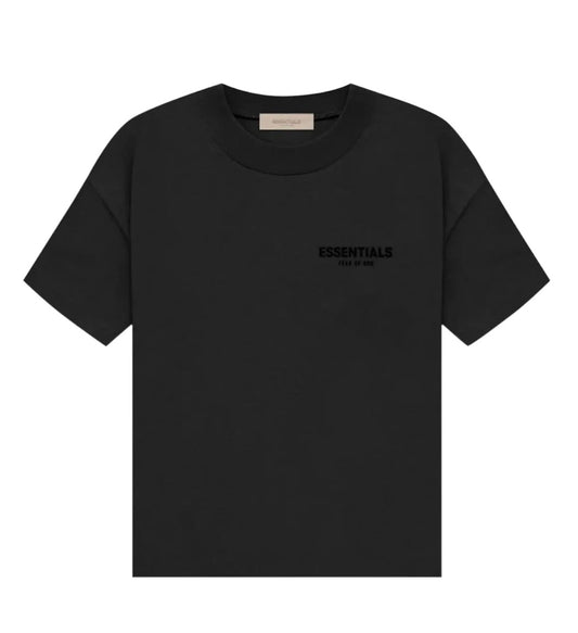 PLAYERA ESSENTIALS NEGRA