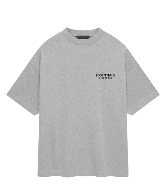 PLAYERA ESSENTIALS GRIS OSCURO