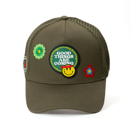 GORRA CHIQUETE - Good Things Verde Oliva (MALLA)