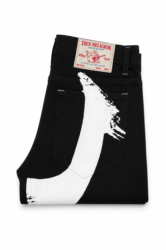 True Religion Black Splash Denim
