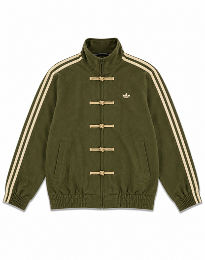 Adidas Chinese New Year Suede Jacket Olive Green
