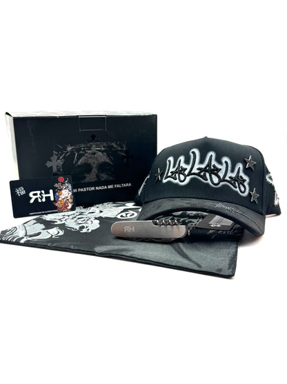 GORRA RICO HATS - LA LA LA SUPER STARS BLACK(FULL SET)
