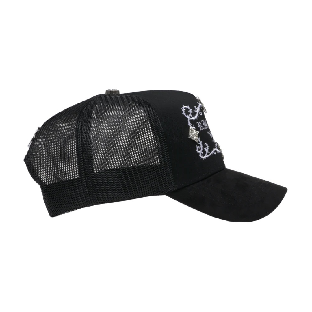 (PREVENTA) GORRA BARBAS HATS X RICO O MUERTO - RICHLIFE BLACK