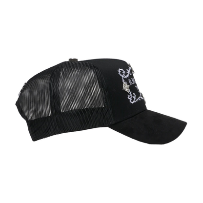 (PREVENTA) GORRA BARBAS HATS X RICO O MUERTO - RICHLIFE BLACK