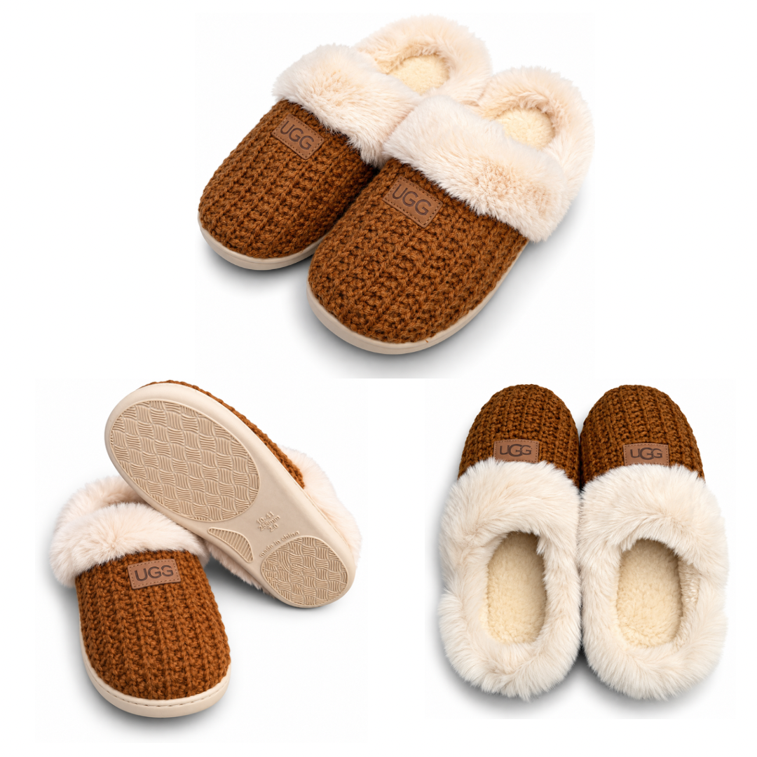 Pantuflas Nordic Knit Luxe |DAMA FE080