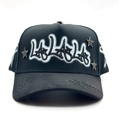 GORRA RICO HATS - LA LA LA SUPER STARS BLACK(FULL SET)