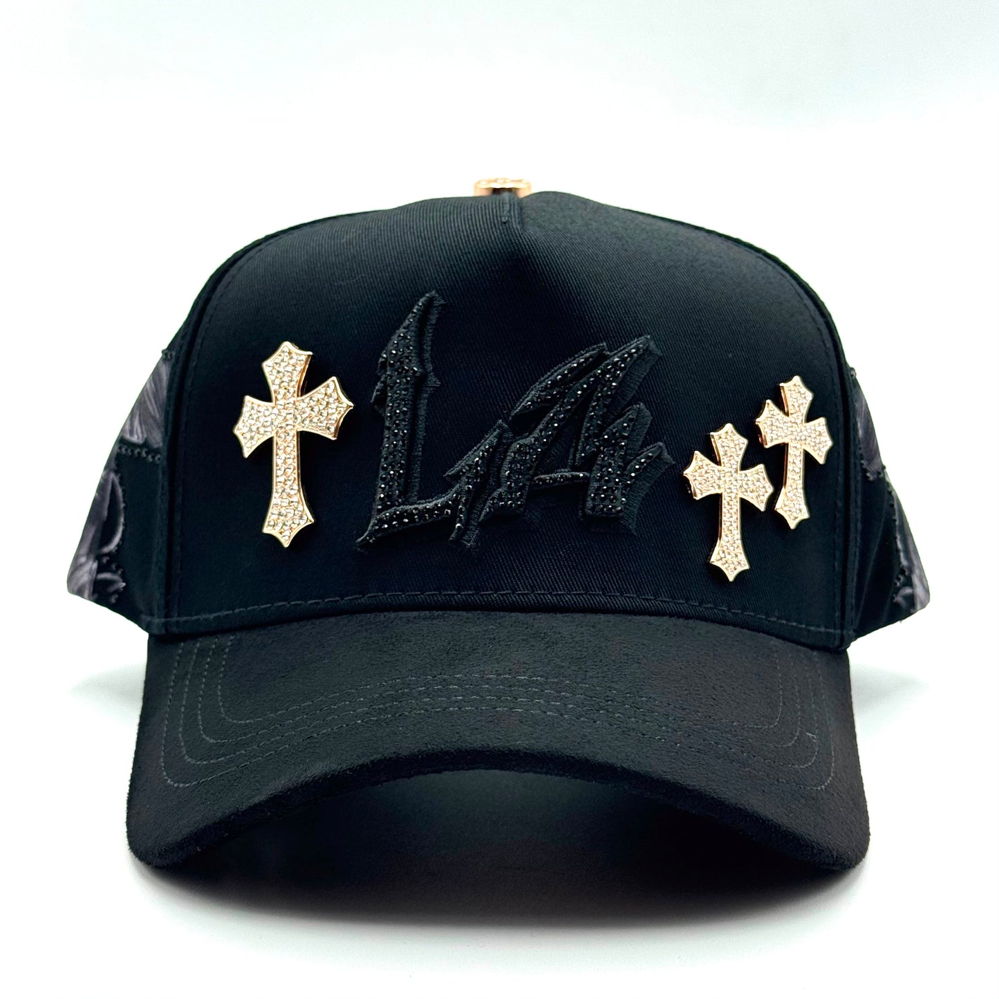 GORRA RICO HATS - LA CROSES GOLD BLACK (FULL SET)