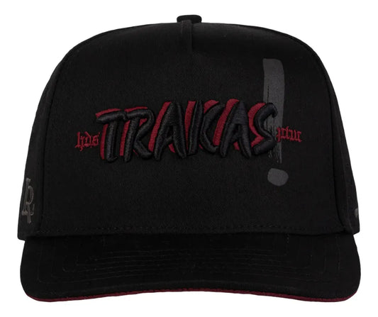 GORRA JC Hats X Luis R Conriquez - TRAKAS BLACK/RED (LIMITED EDITION)